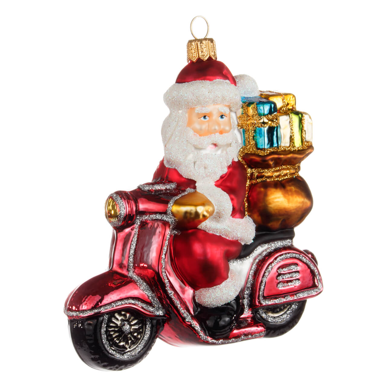 Papá Noel en Vespa