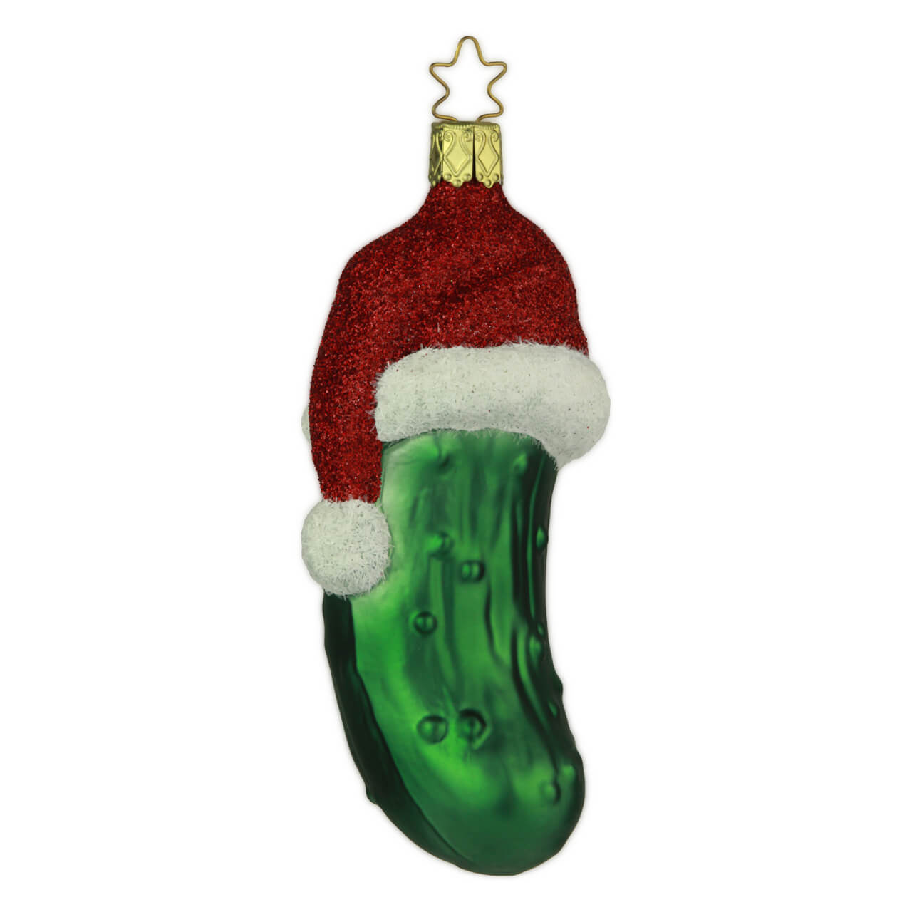 Pepino de Navidad con gorro