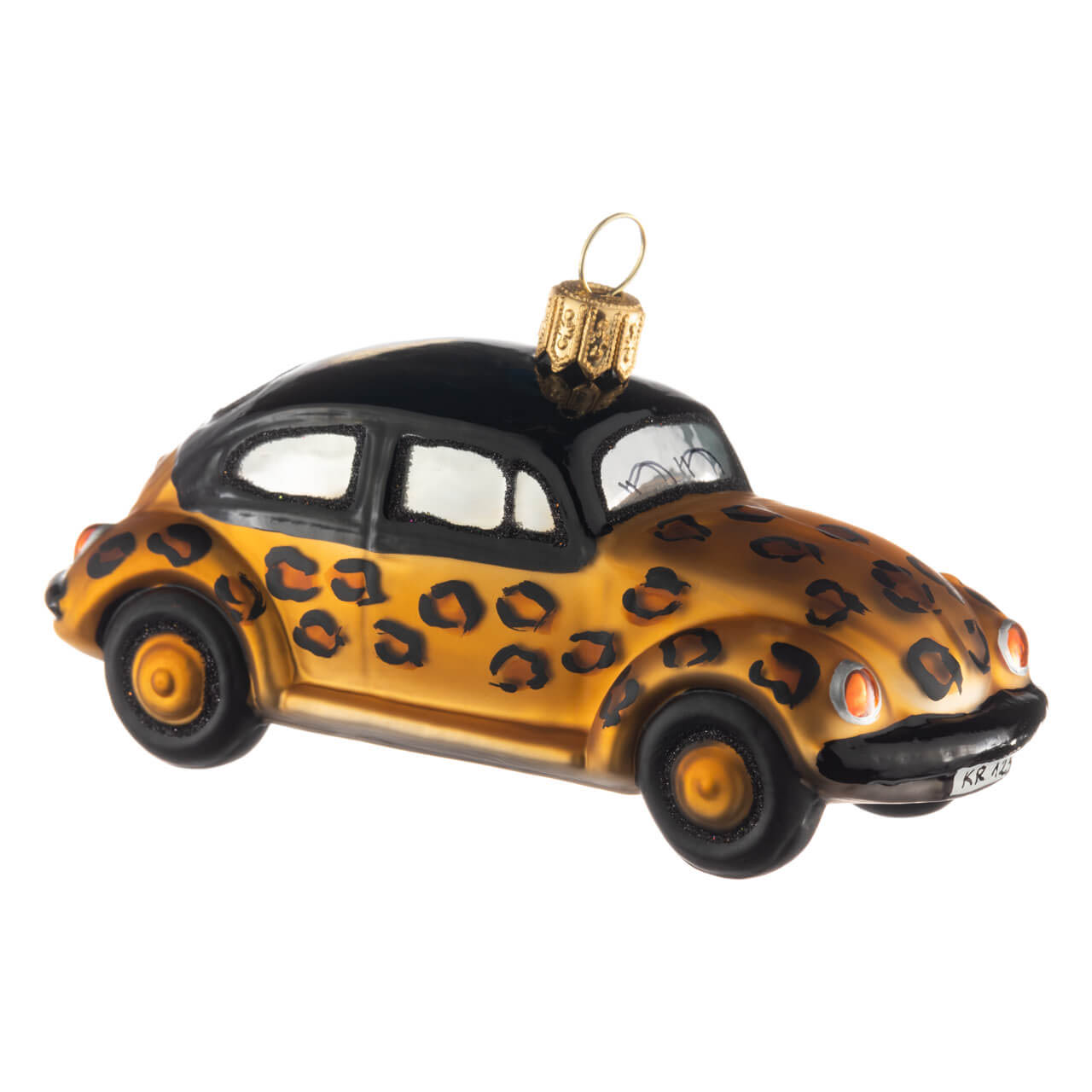 14-2256-9-Christbaumkugel-VW-Kaefer-Cabrio-Leopard-1 VW Escarabajo, descapotable