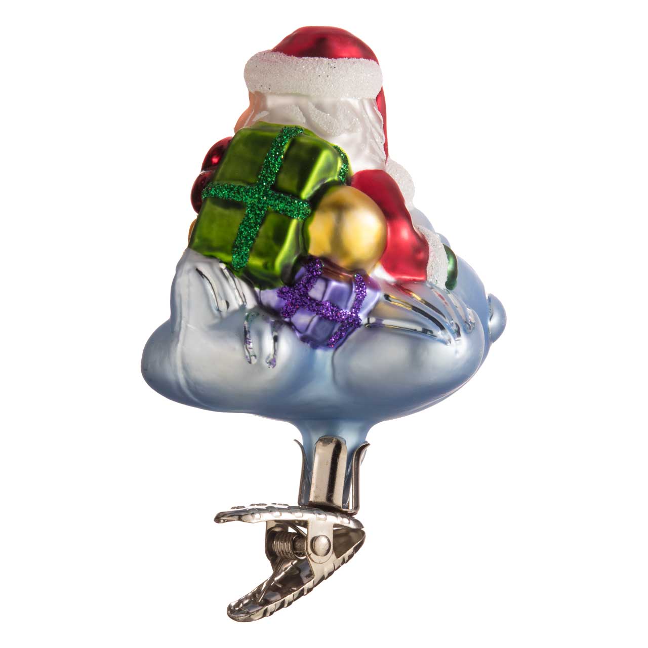 Papá Noel en un avión