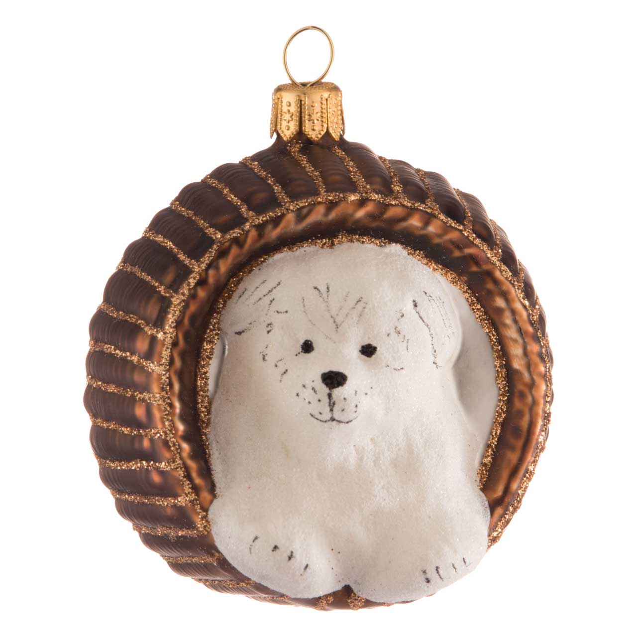 Perro en cesta Perro en cesta