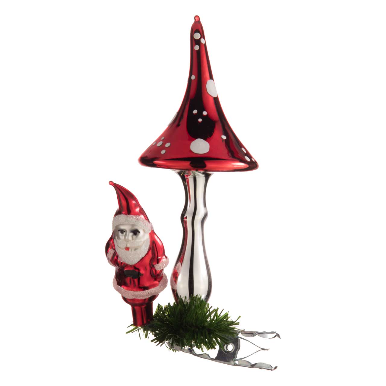 Mini Papá Noel en el bosque