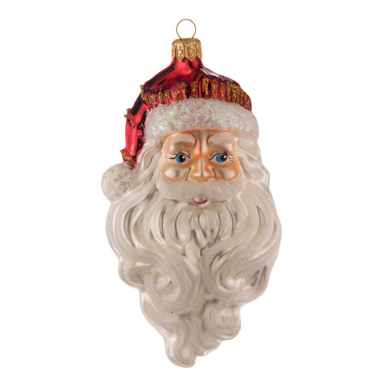 Cabeza de Papá Noel con barba Cabeza de Papá Noel con barba